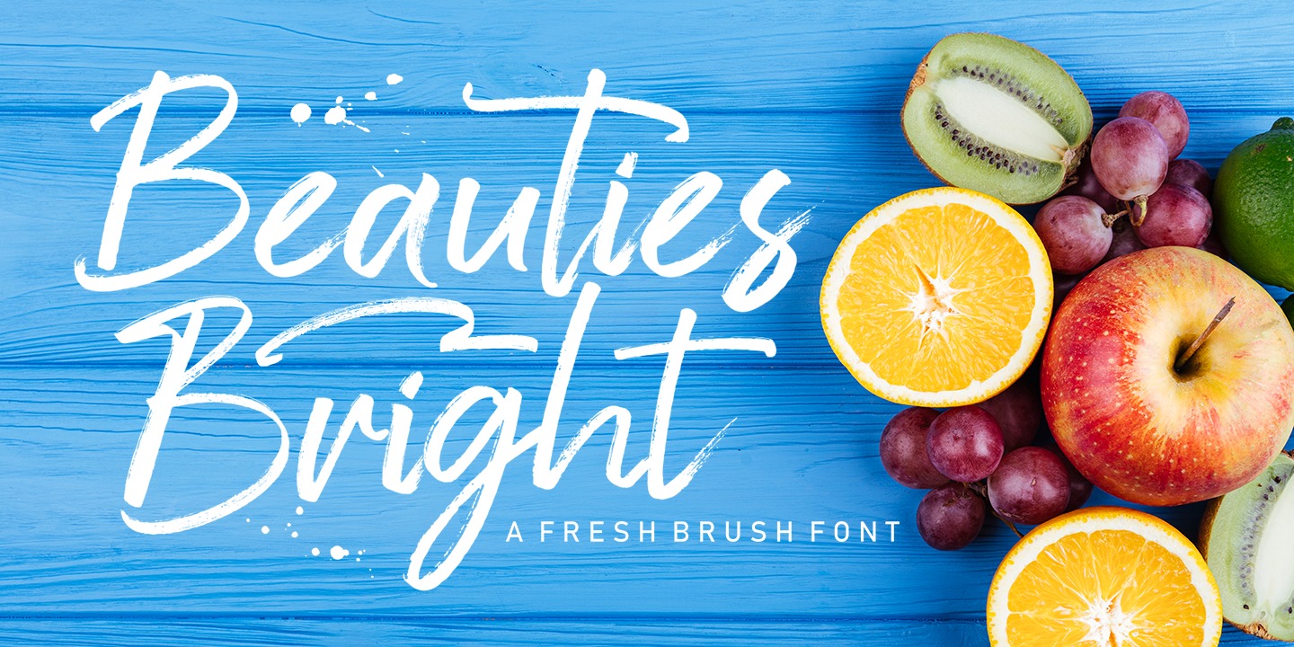 Example font Beauties Bright #8